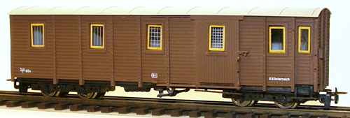 Ferro Train 705-233 - Austrian BBÖ Dah/s 854  baggage car no platf.
